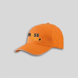 Basecap CrossOver orange/white